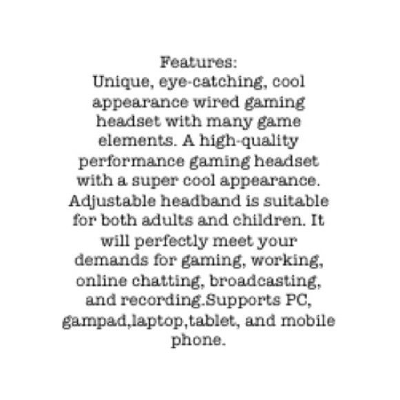 ESOLOM WiredStereo GamingHeadsetOnCable MicrophoneHeadphoneEarphone - Picture 15 of 16